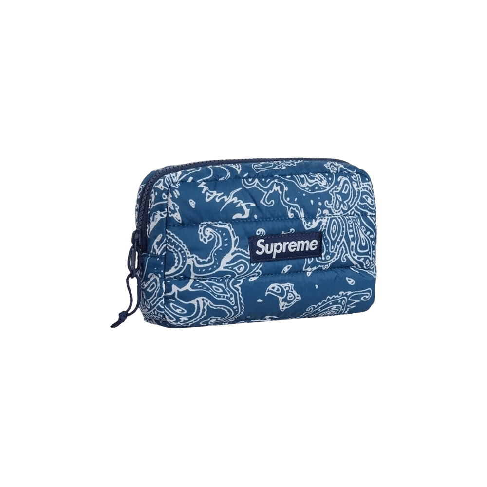 お歳暮･冬ギフト2025｜ギフト・贈り物はセブン Buy BLUE FW22B19 - Paisley' 'Blue Pouch Puffer Supreme バッグ
