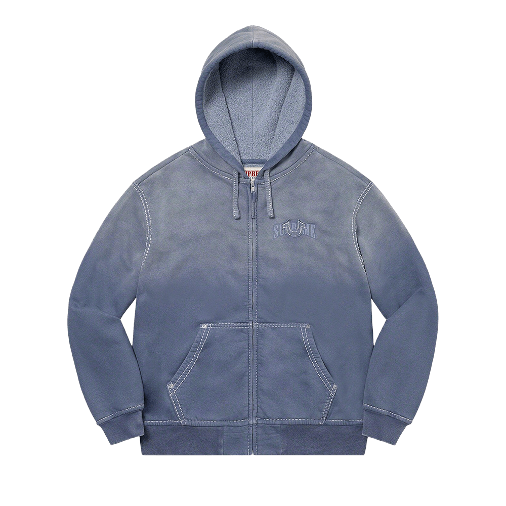 Buy Supreme x True Religion Zip Up Hooded Sweatshirt 'Indigo
