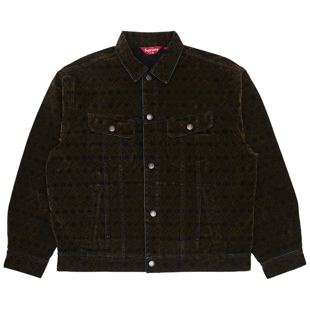 Fuzzy pile trucker jacket store