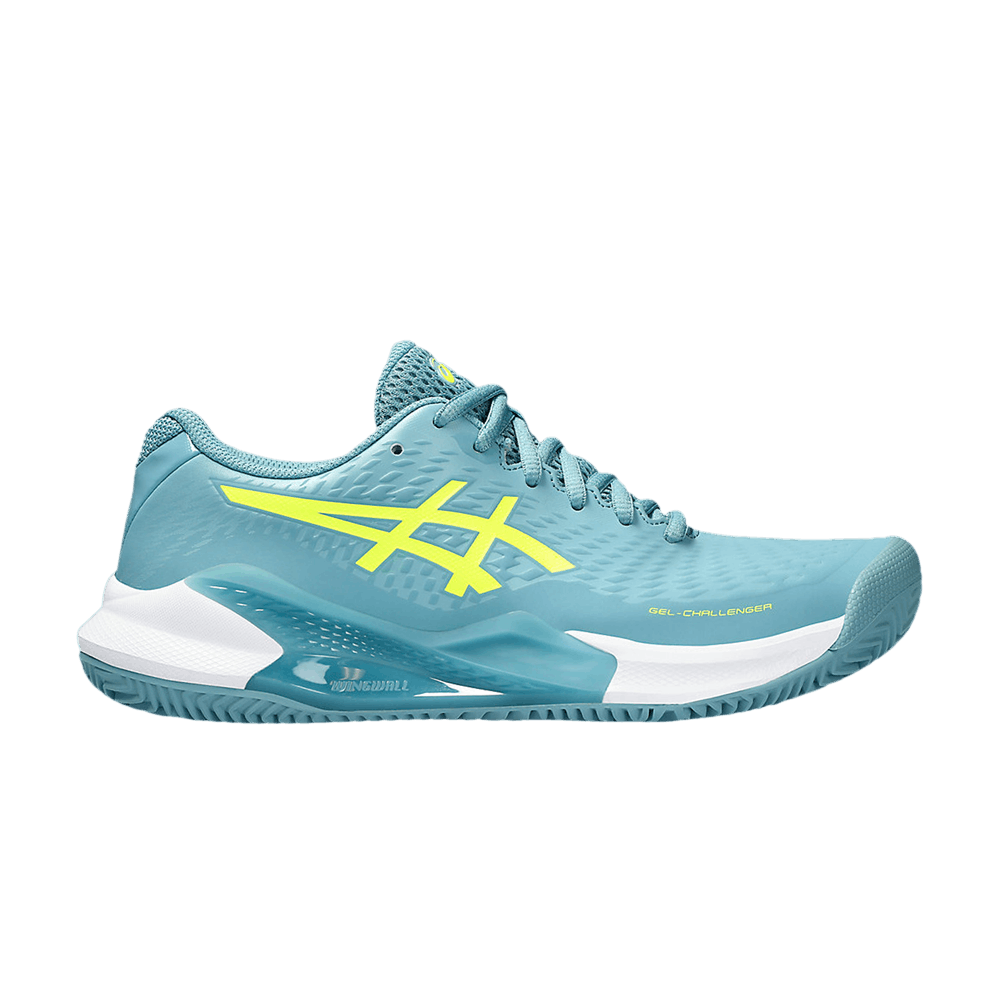 Asics Wmns Gel Challenger 14 Clay 'Gris Blue Safety Yellow'