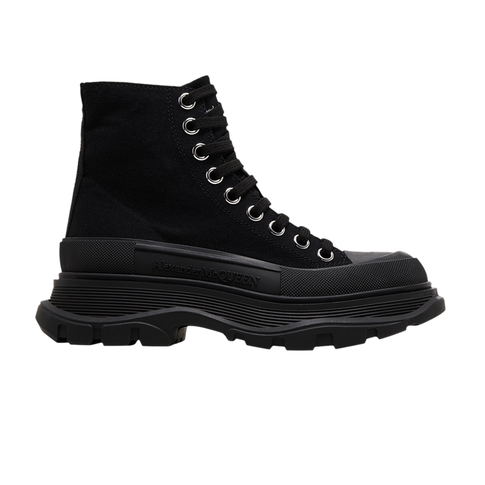 ALEXANDER MCQUEEN｜BOOTS (697080 W4MV2 1000) Buy Alexander McQueen Wmns Tread Slick Boot 'Black' - 697080