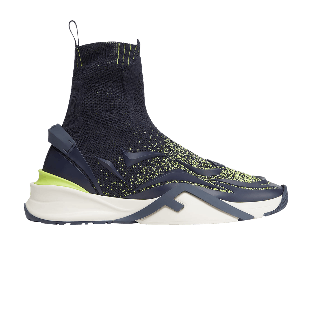 Buy Fendi Flow High 'Blue Lime Speckled' - 7E1554 AKX3 F1IXP