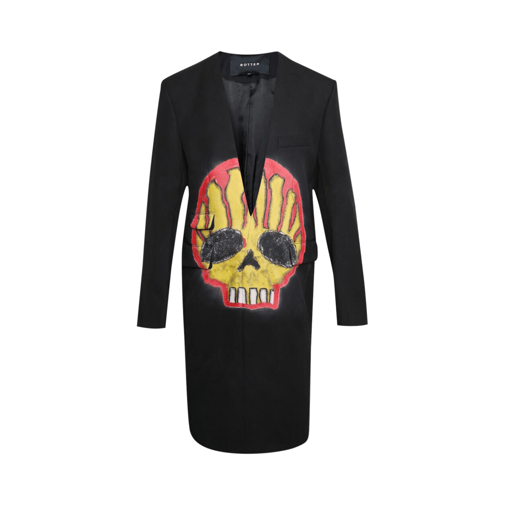Buy BOTTER Skull Print Long Blazer 