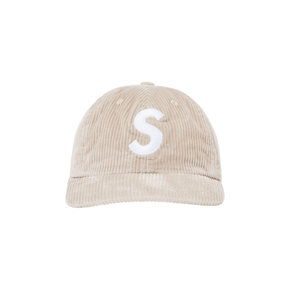 Buy Supreme Corduroy S Logo 6-Panel 'Stone' - FW24H81 STONE