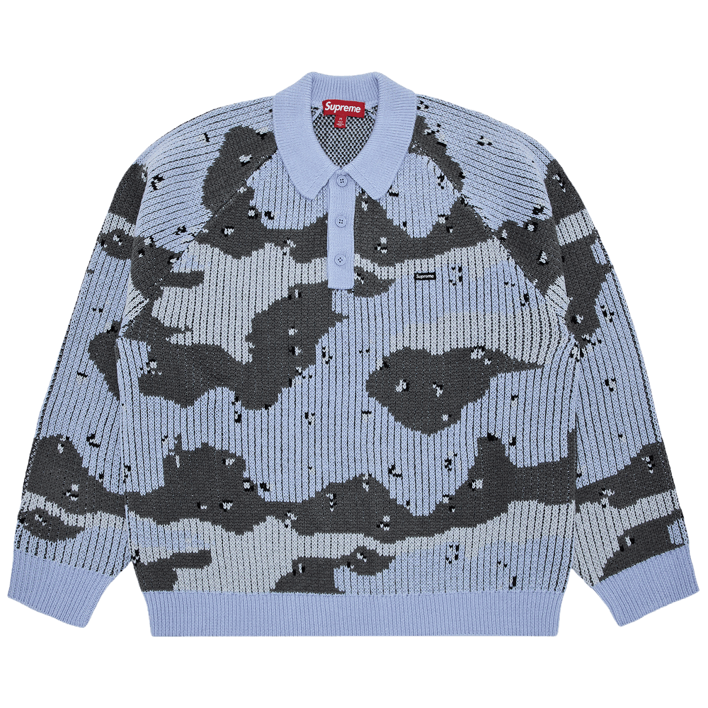 トップス Supreme Small Box Polo Sweater 23AW Supreme Small Box Polo Sweater – Ballers Market