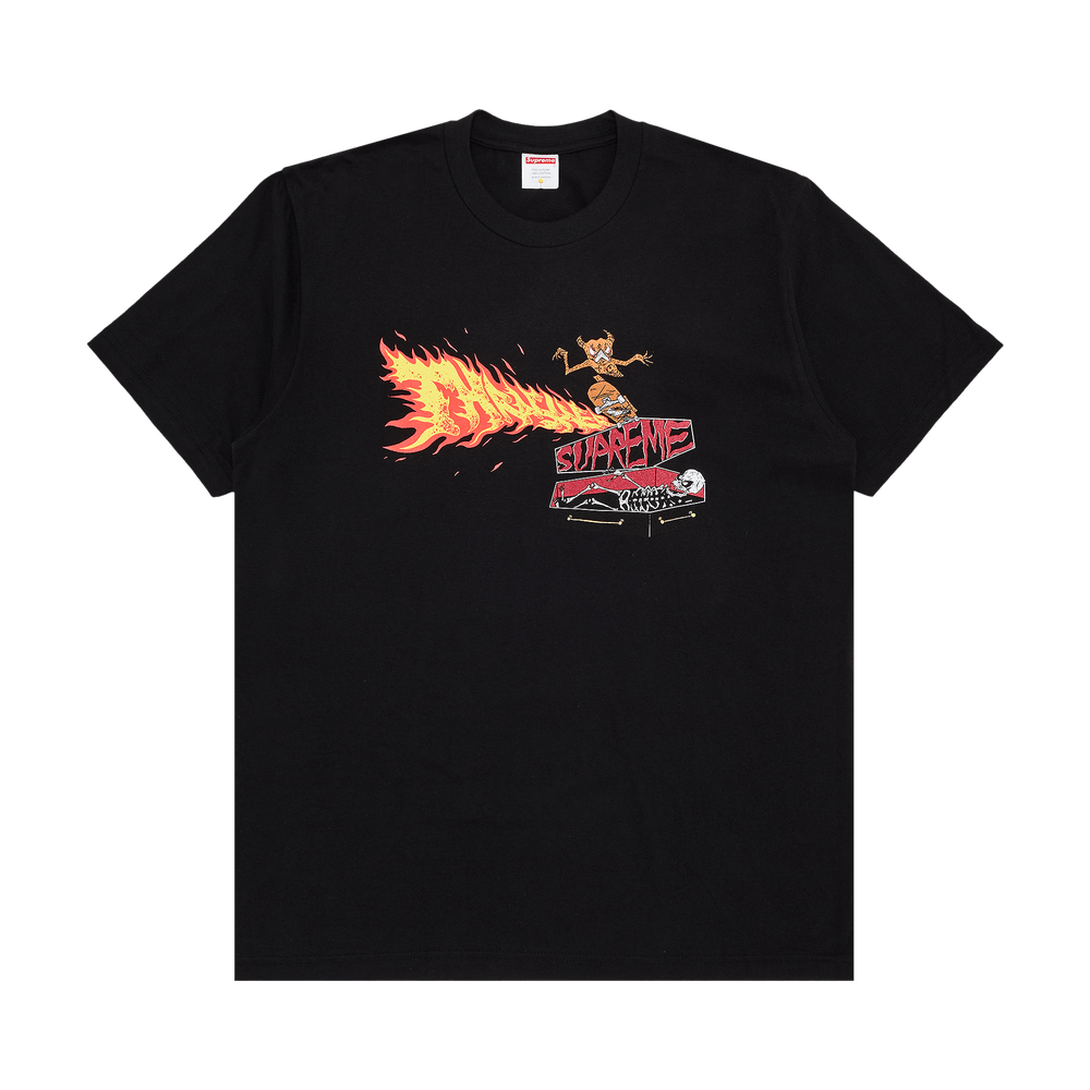 Size xxl Supreme x Thrasher Back Tail Tee 'Black'