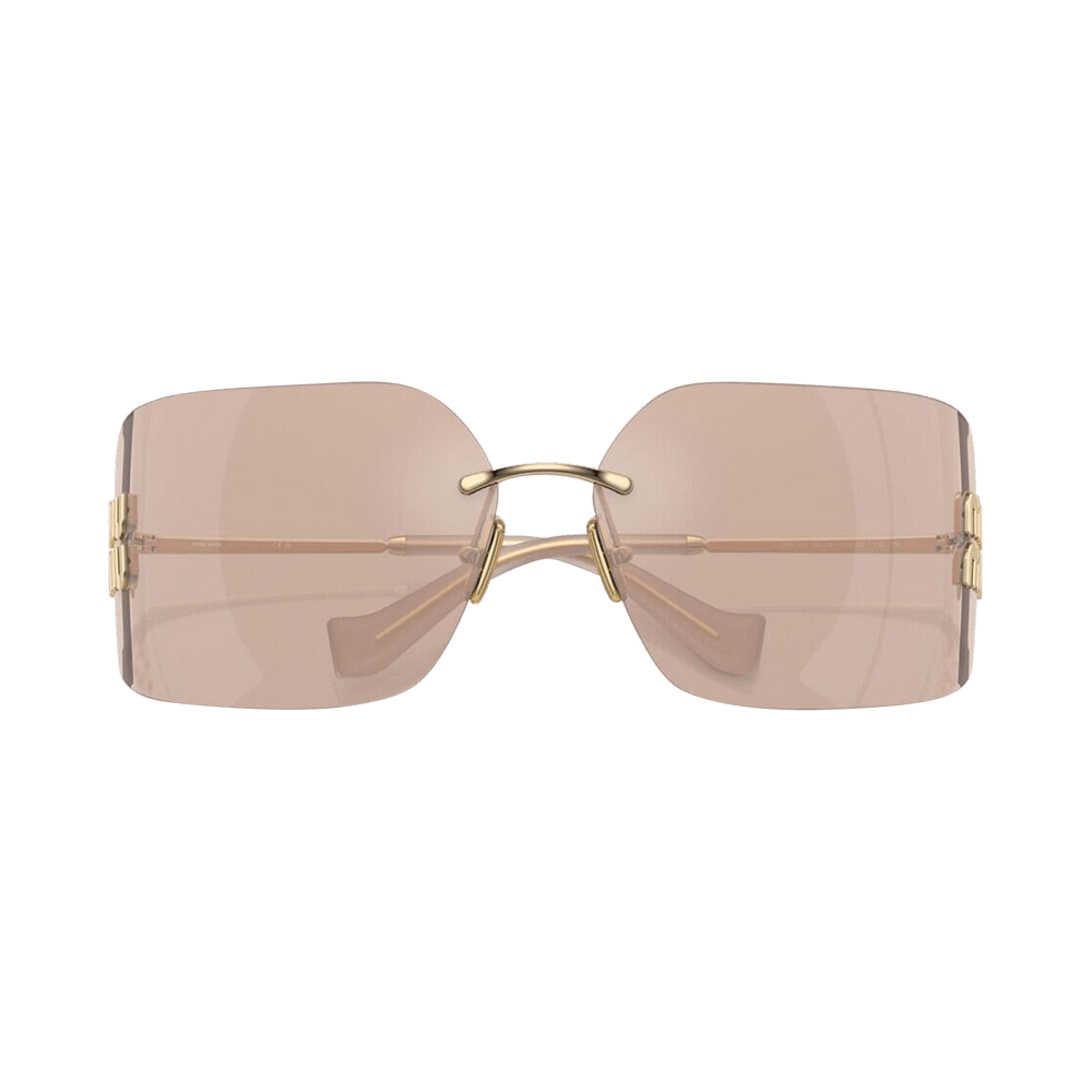 close your eyes 5/30 ツーショ ミヌク Miu Miu MU 02ZS Square Sunglasses | EyeOns.com