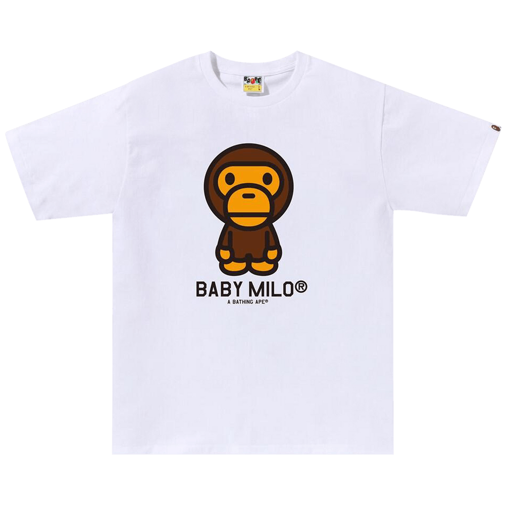 Buy BAPE Baby Milo Tee 'White' - 2K80 110 001 WHITE | GOAT