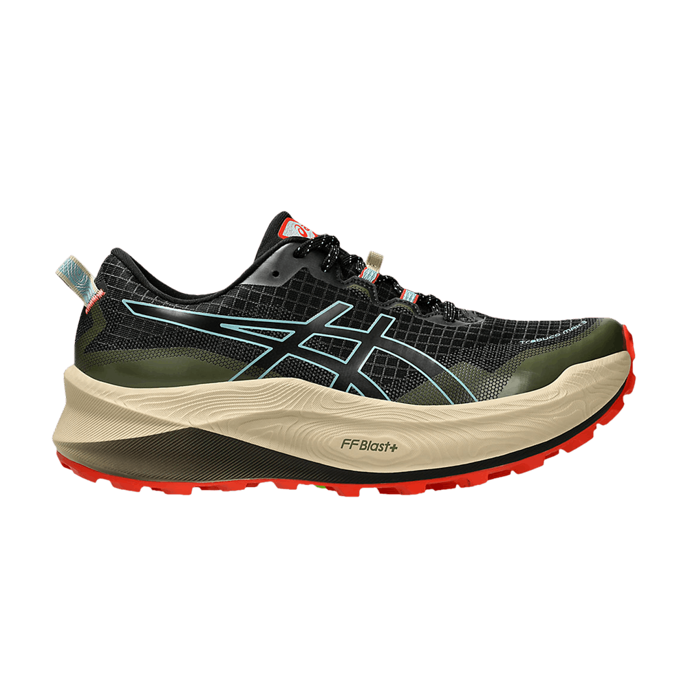 Asics Trabuco Max 3 Black Green Smoke Blue