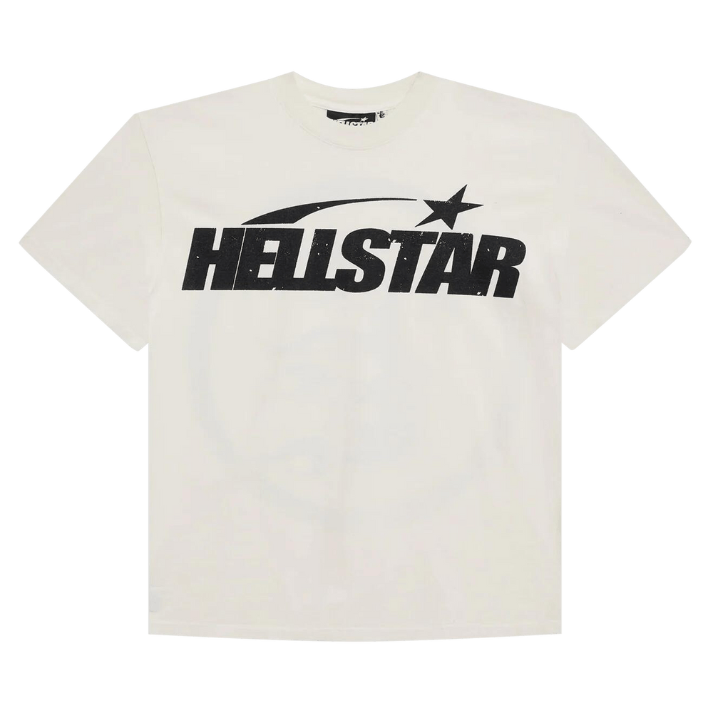 Buy Hellstar Classic T-Shirt Gel Print 'White/Black' - HSCCTEE001
