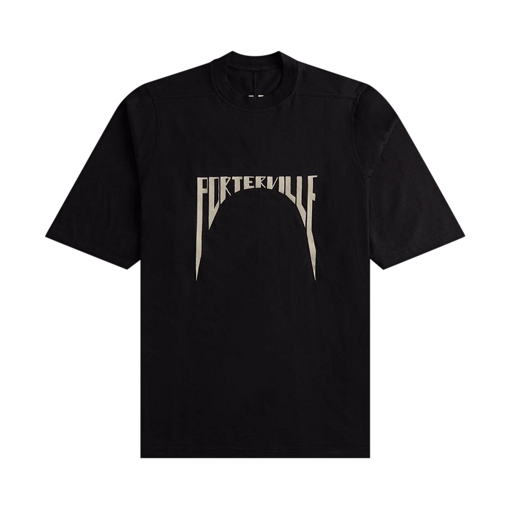 Buy Rick Owens Porterville T-Shirt 'Black/Pearl' - RR02D6274 RNEM7