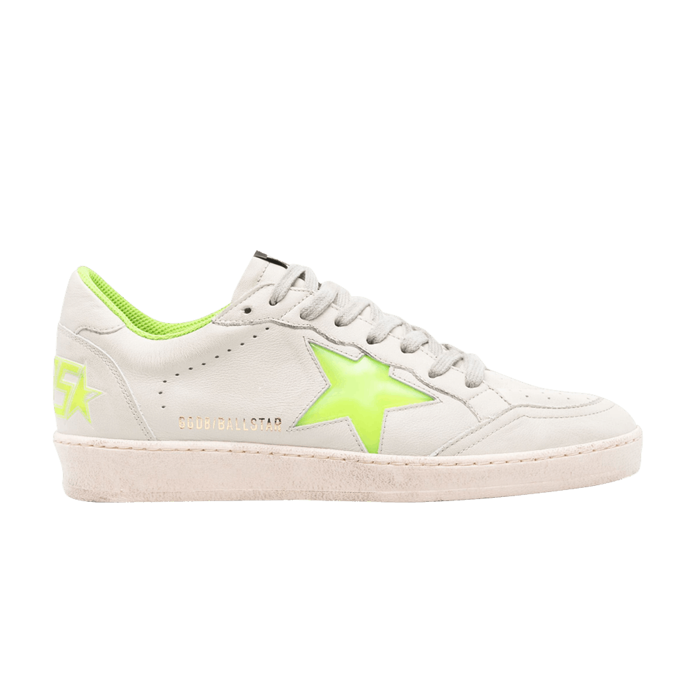 Golden ｜SNEAKERS (GMF00117 F006210 10941) Buy Golden Goose Ball Star 'White Green Lime' - GMF00117