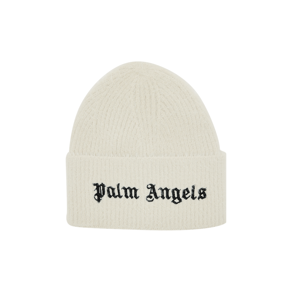 【限定値下げ！】 palm angels ビーニー　ホワイト Buy Palm Angels Classic Logo Maxi Beanie 'Off White/Black