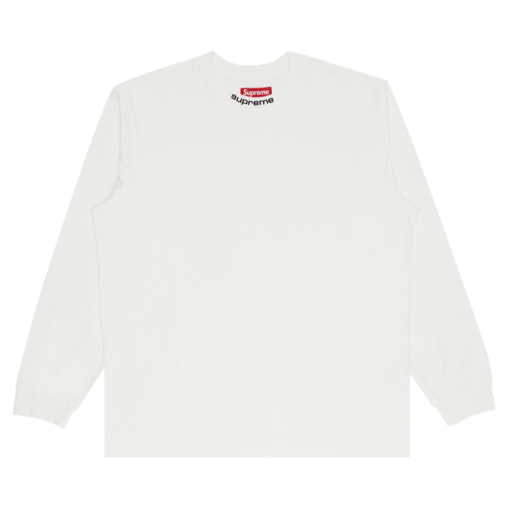 トップス Supreme Embroidered Collar L/S Top White Embroidered Collar L/S Top | Supreme 24fw