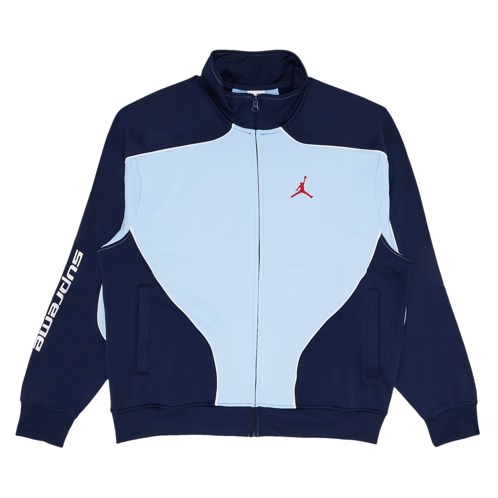 M Light Blue Supreme x Jordan Tricot Track Jacket Blue 24FW Supreme Jordan  Tr | eBay