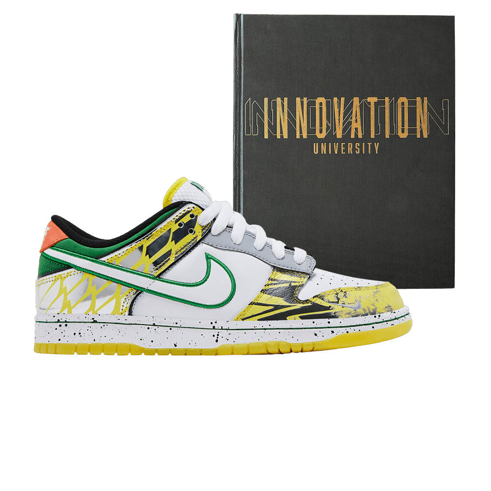 Nike Dunk Low What The Ducks Book オレゴン大学 NIKE WHAT THE DUCK DUNK OREGON HOME AWAY DIVISION ST MENS