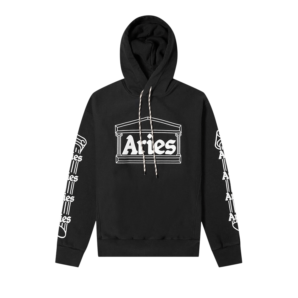 Buy Aries x Arsenal Column Hoodie 'Black' U06696 BLAC GOAT UK