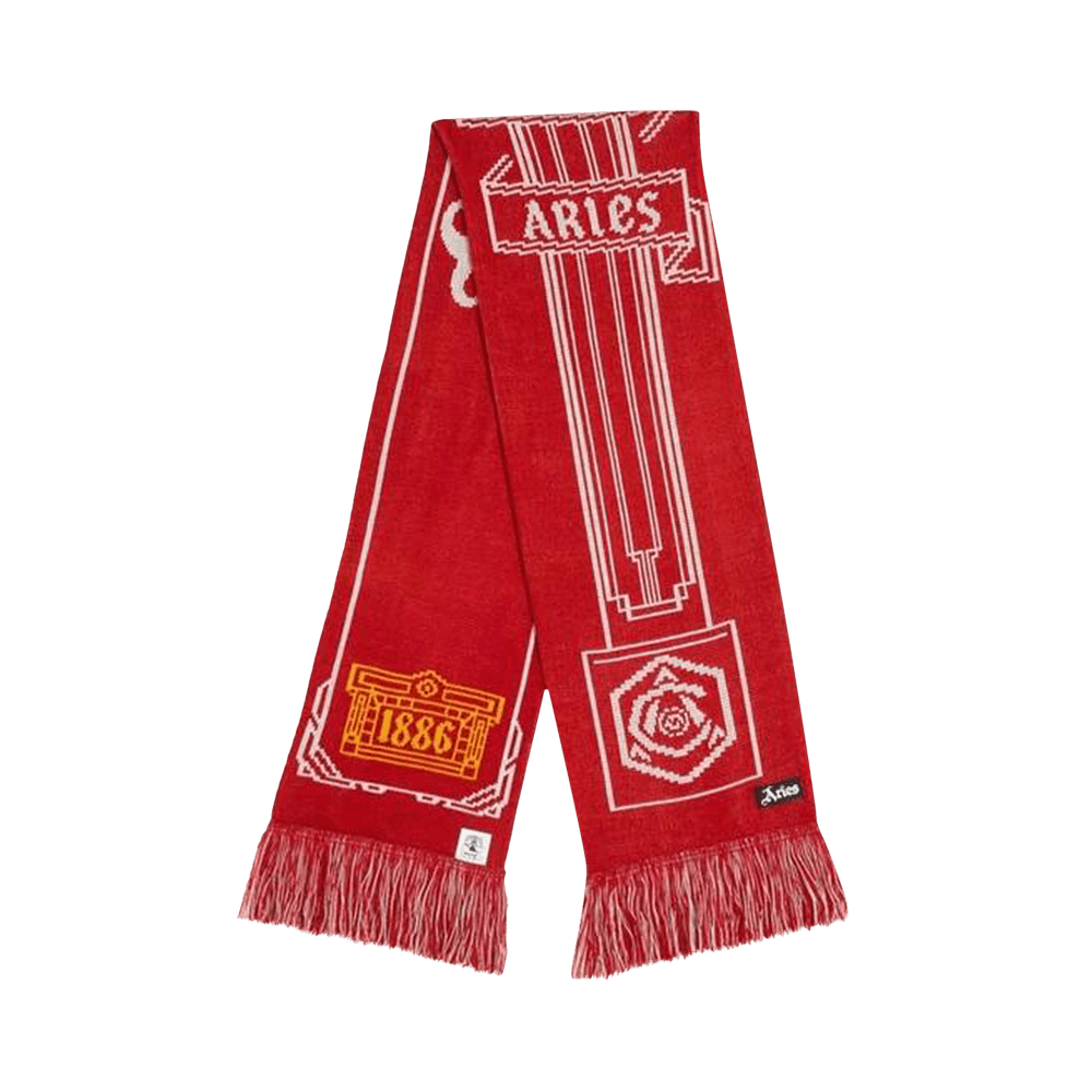 Arsenal X Aries Bust Logo Scarf Black