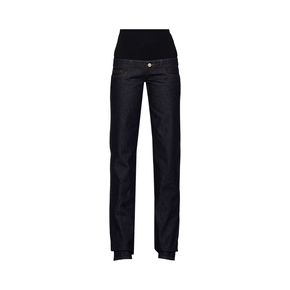 デニム・ジーパン COPERNI 'Jersey Hybrid' jeans Blue COPP101F2011 Coperni Jersey Hybrid Jeans Blue | Wanan Luxury