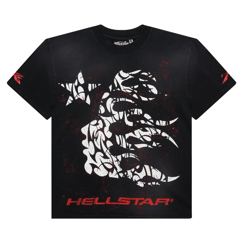 HELLSTAR ☆ THORN Glitter T-Shirt 半袖Tシャツ Buy Hellstar Thorn Glitter T-Shirt 'Green' - HS03TEE002 GREE