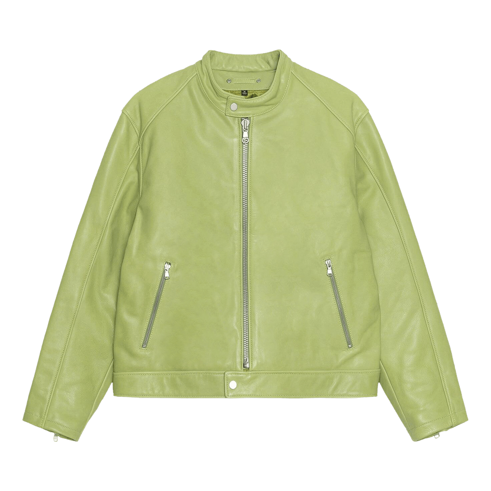 Stussy レザージャケット Stussy x Our Legacy Work Shop Blouson Jacket Leather Black