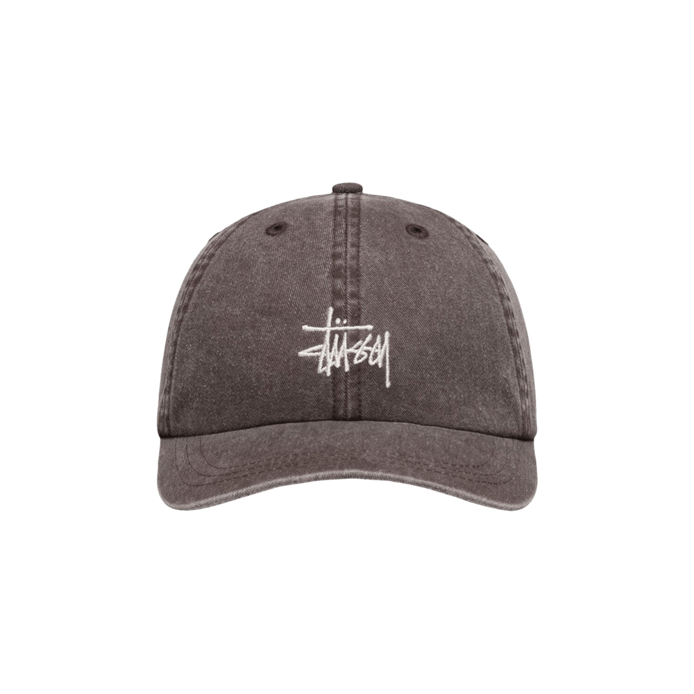 Buy Stussy Low Pro Basic Washed Strapback 'Mocha' - 1311118