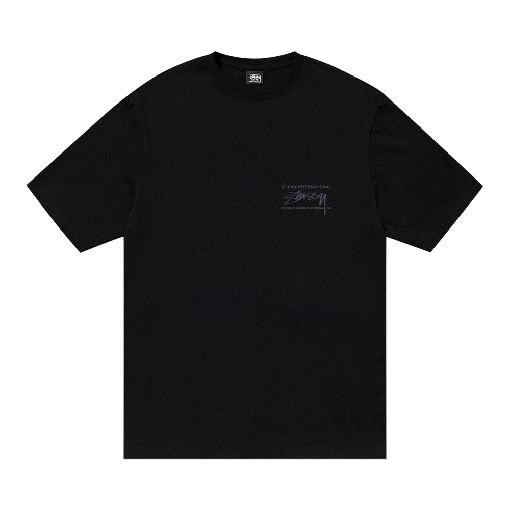 Buy Stussy Smooth International Tee 'Black' - 1905039 BLAC | GOAT