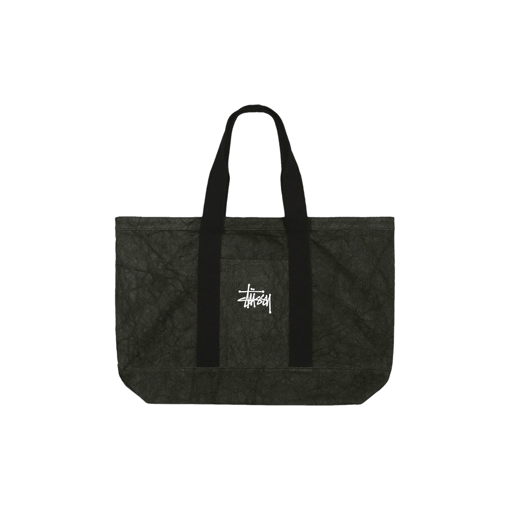 Buy Stussy Needle Punch Tote Bag 'Washed Black' - 134266 WASH