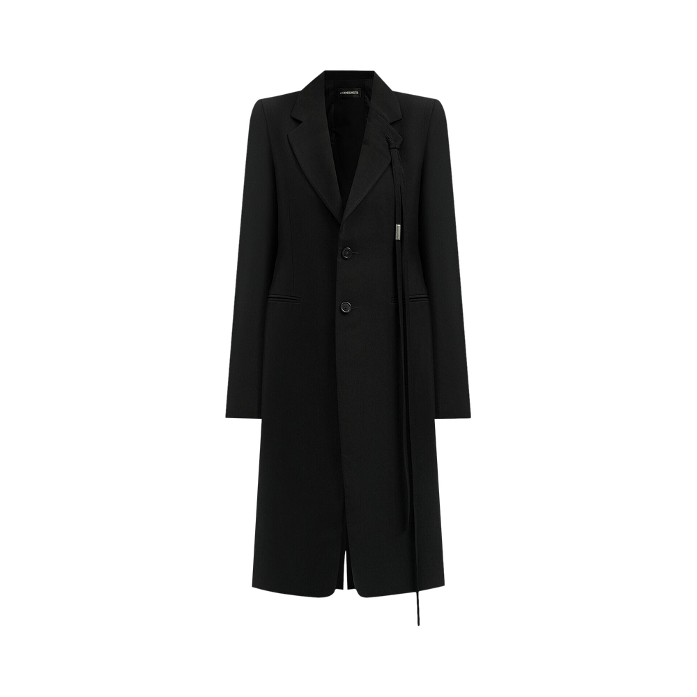 Buy Ann Demeulemeester Alea Tailored Fitted Coat 'Black' - 2401 W