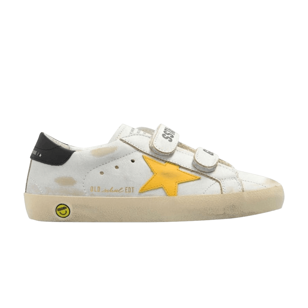 Buy Golden Goose Old School Kids 'White Black Yellow