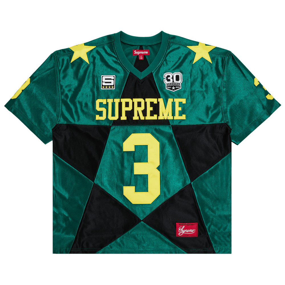 Buy Supreme Star Football Jersey 'Dark Green' - FW24KN75
