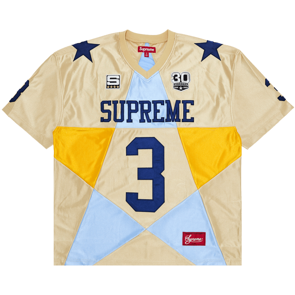 Buy Supreme Star Football Jersey 'Gold' - FW24KN75 GOLD | GOAT