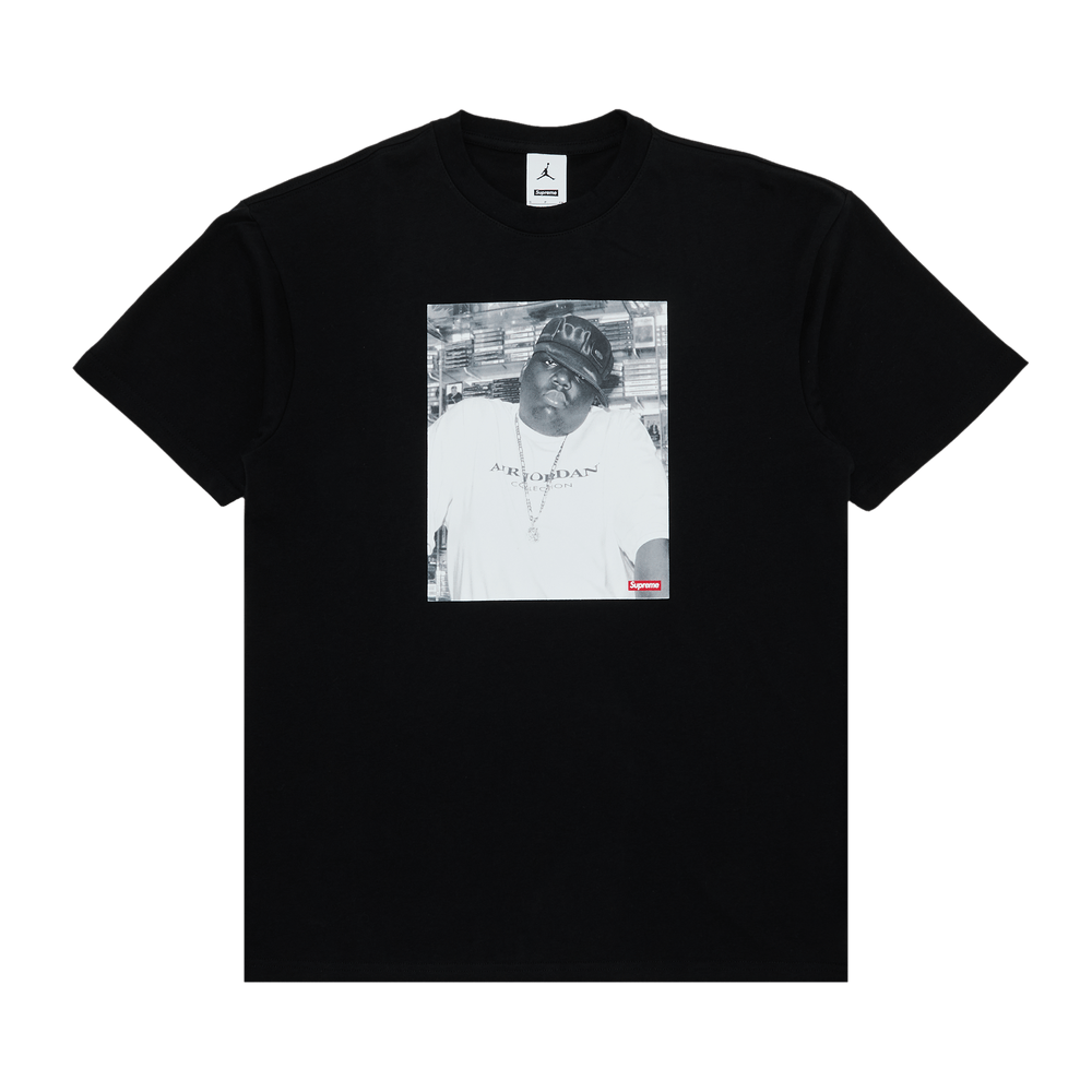 Buy Supreme x Jordan Biggie Short-Sleeve Top 'Black