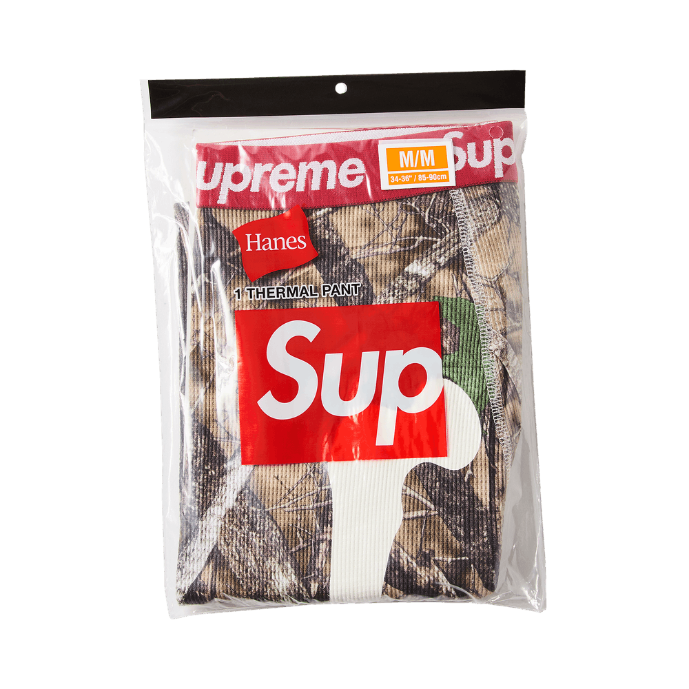 Buy Supreme x Hanes Bones Thermal Pant (1 Pack) 'TrueTimber HTC