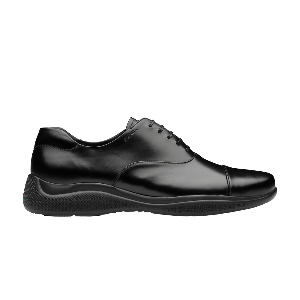Buy Prada Lace-Up Oxford Sneaker 'Black' - 4E3448 B4L F0002
