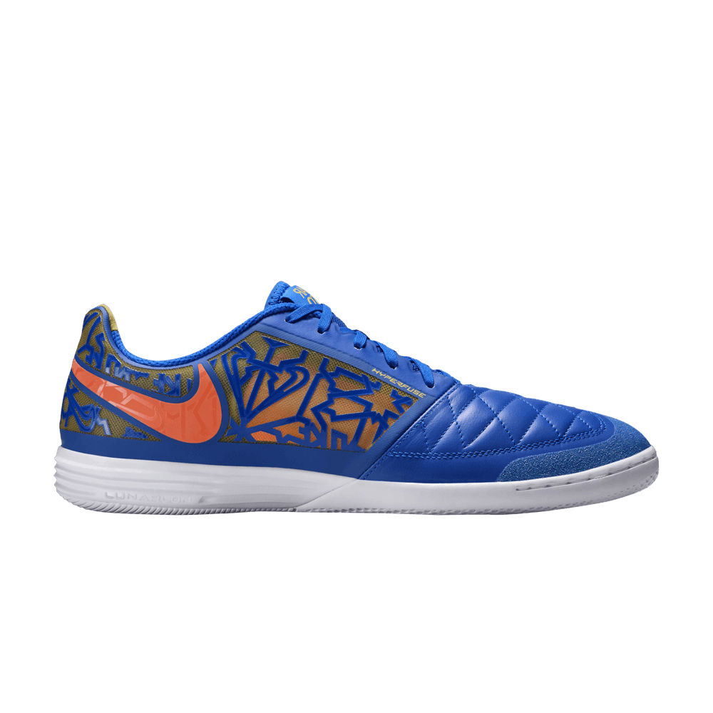 シューズ Nike Lunargato 2 Blue Hyper Crimson 24.0 Nike Lunar Gato II IN Indoor Soccer Shoe - Racer Blue/Hyper