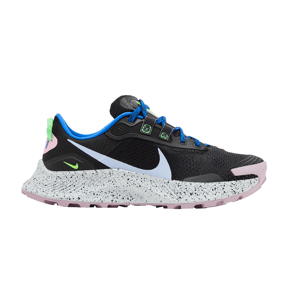 EUC Nike Pegasus Trail 3 Black Light Marine Running Sneakers Womens 11 NO insole Size 11 - Nike Pegasus Trail 3 Black Light Marine W for sale  main image 4