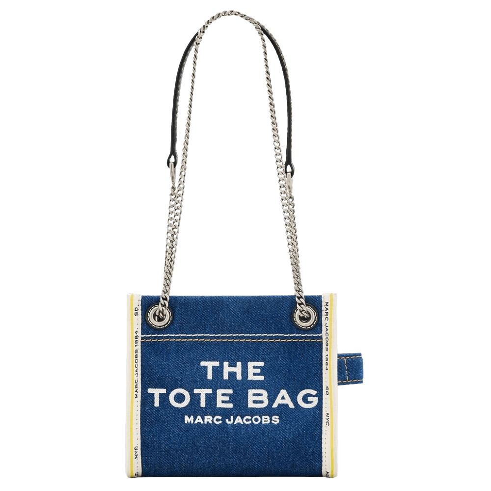 Buy Marc Jacobs The Denim Chain Tote Bag 'Dark Wash