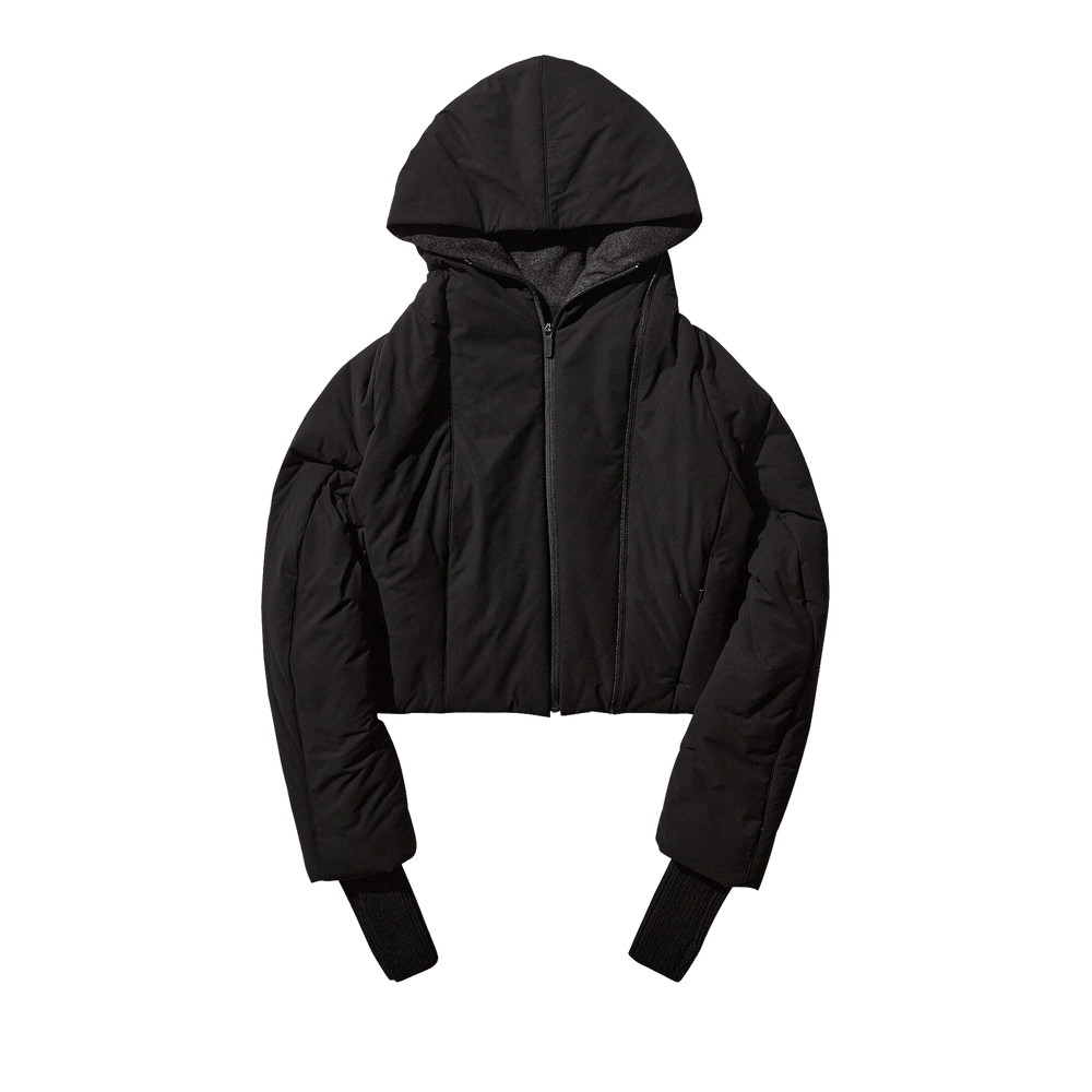 Buy Hyein Seo Padded Crop Jacket With Gloves 'Black' - FW24 JK7K
