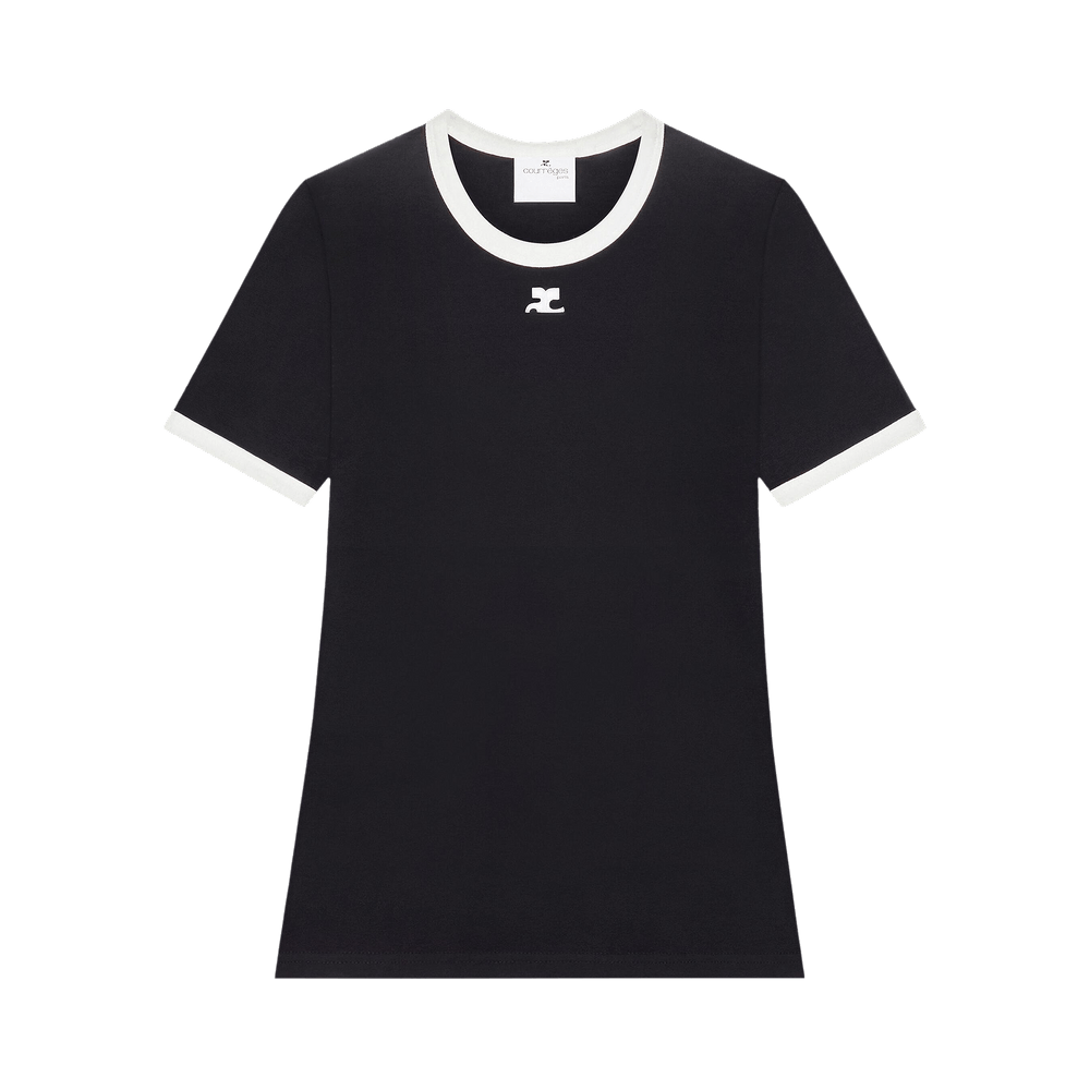 Courrèges フーデッド Tシャツ Courrèges フーデッド Tシャツ | ブラック | FARFETCH JP