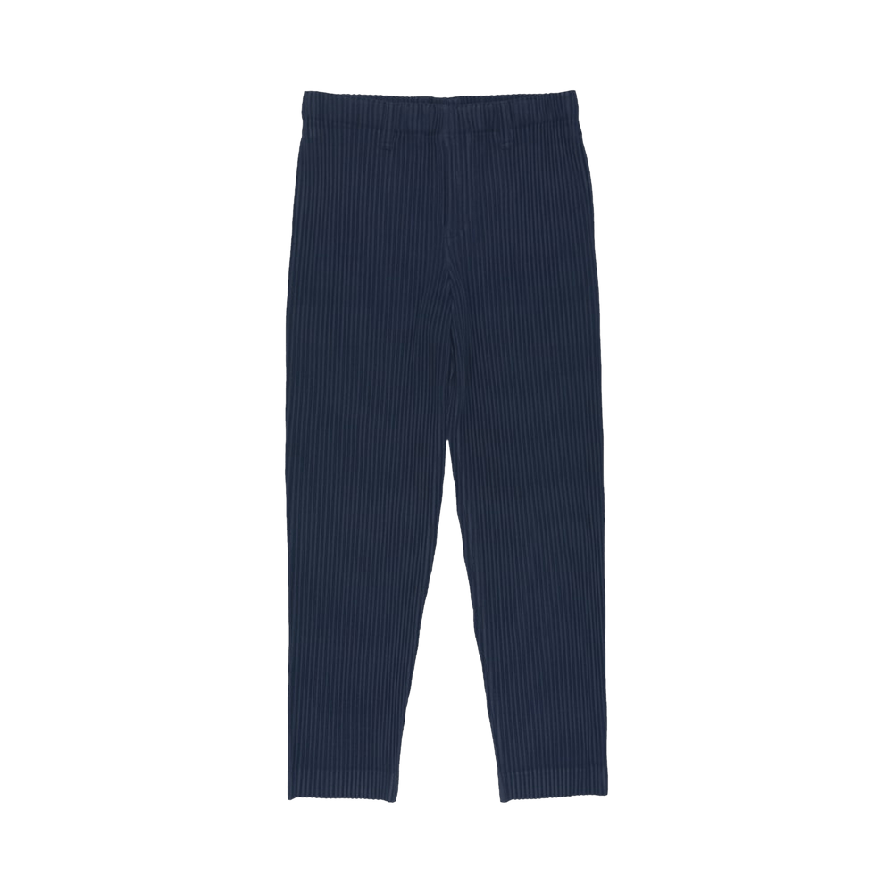 Buy Homme Plissé Issey Miyake Basic Pleated Pants 'Navy