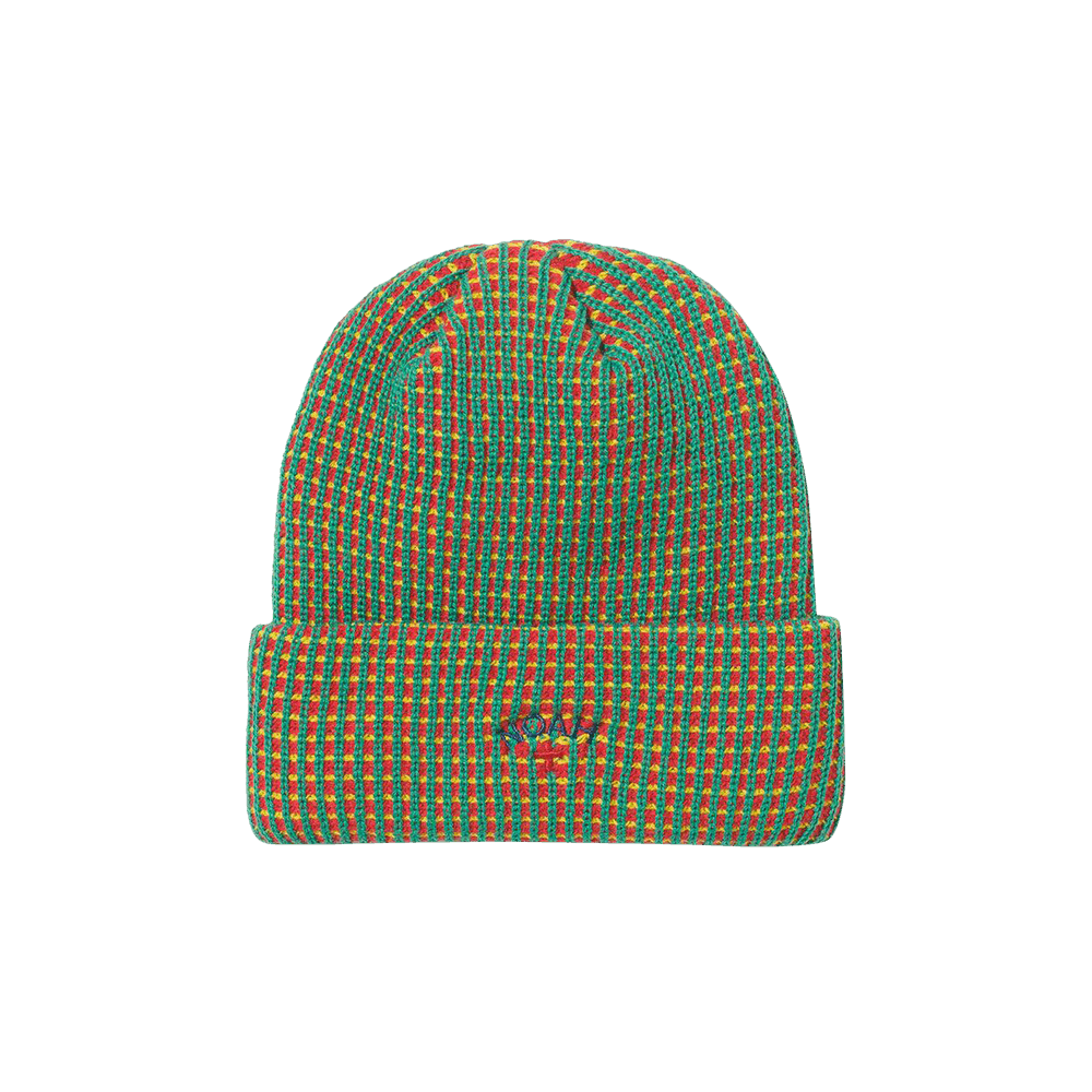 Buy Noah Tri-Color Beanie 'Red/Yellow/Green' - BN064FW24 RED | GOAT UK