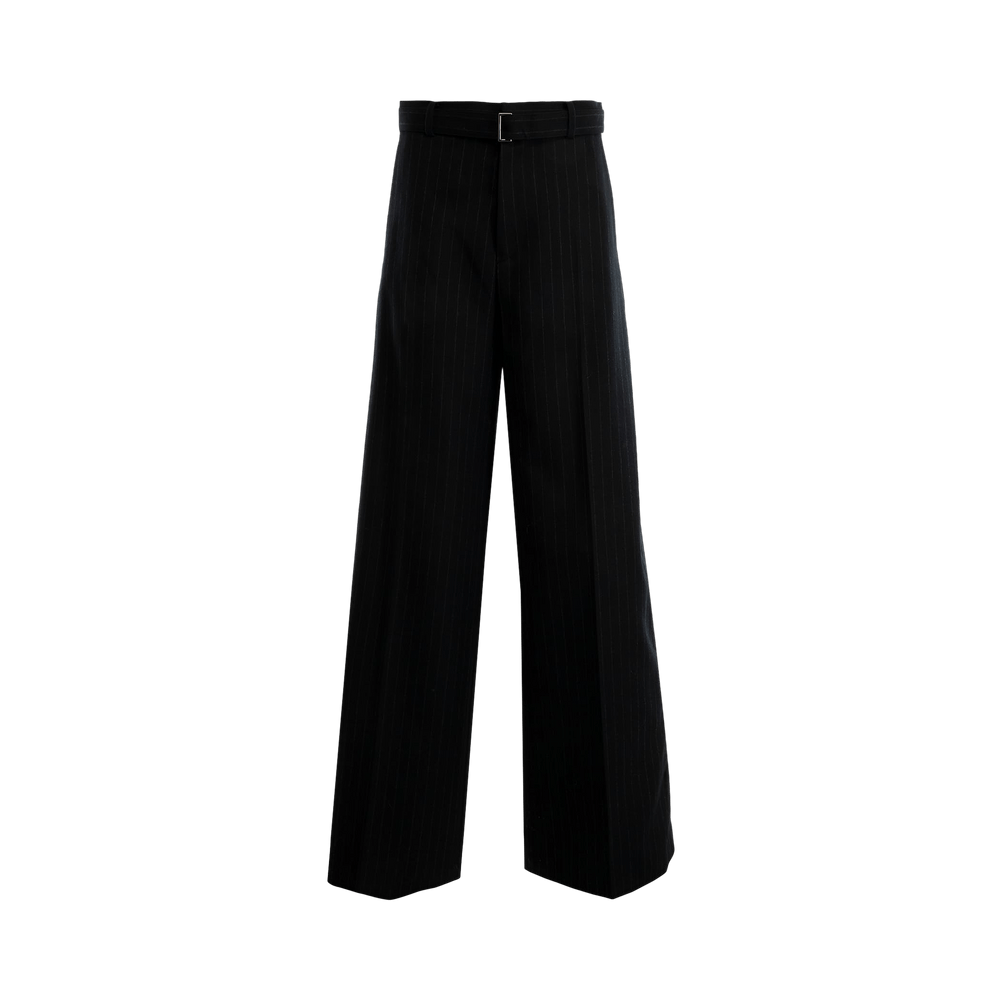 SACAI】Chalk Stripe Pants 24-07614-001 Gibson London Navy Chalk