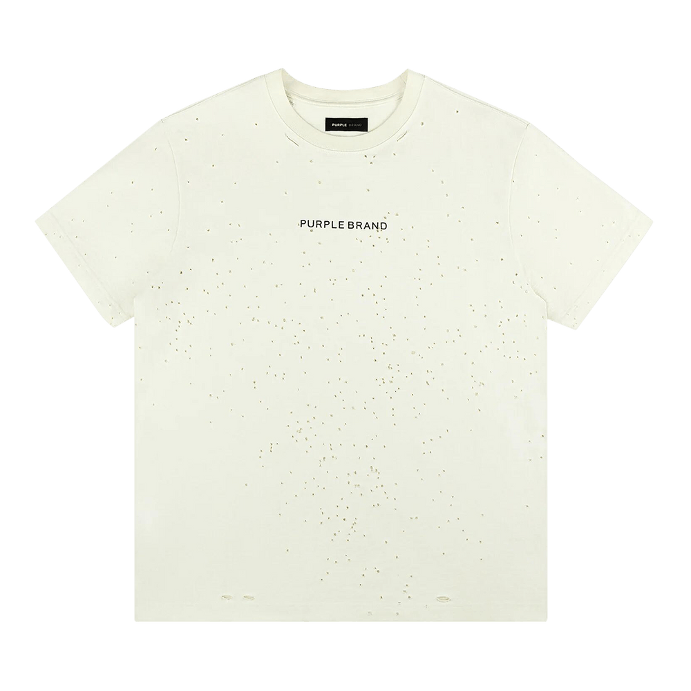 Buy PURPLE BRAND HWT Jersey Short-Sleeve Tee 'Ivory' - P117
