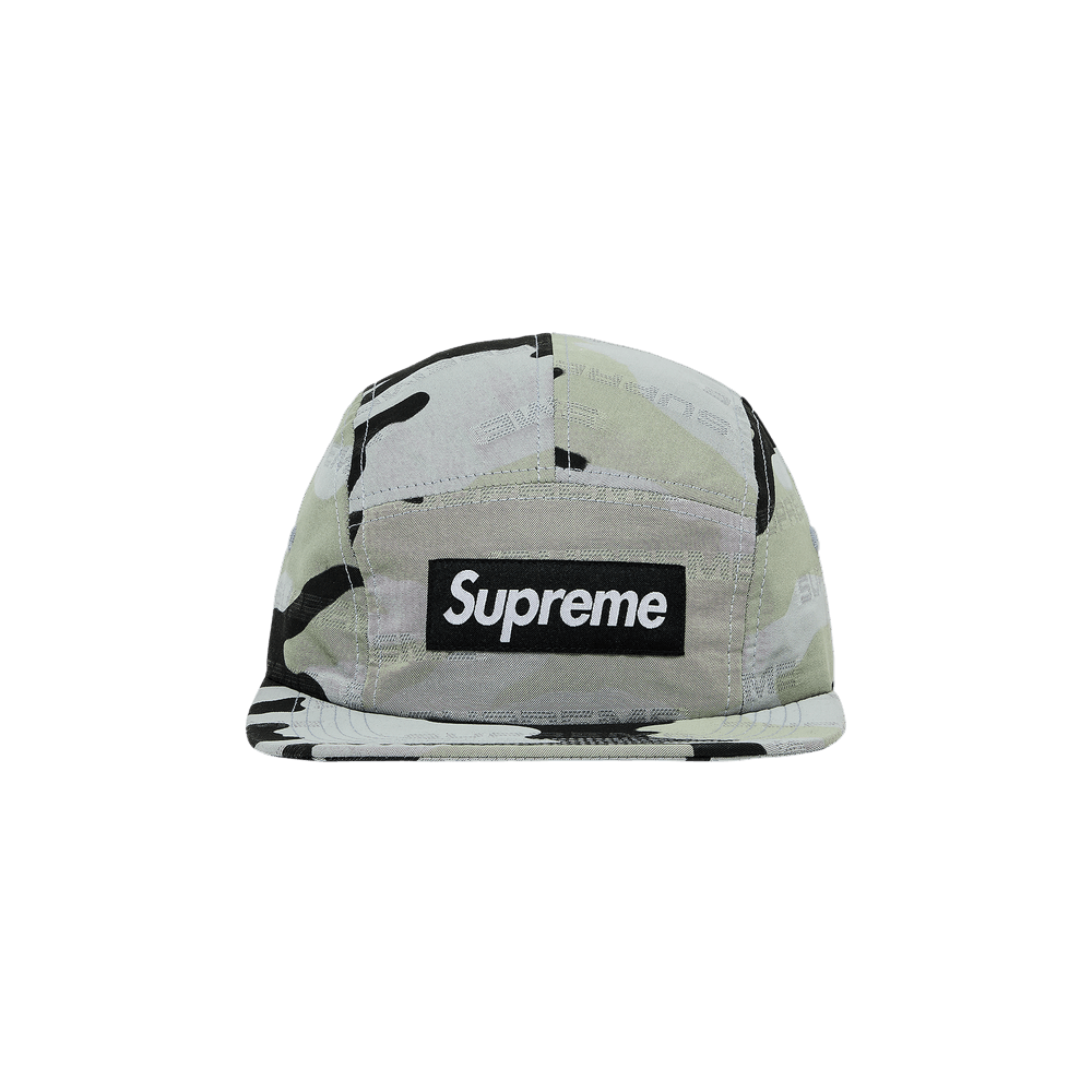 Buy Supreme Reflective Jacquard Camp Cap 'Arctic Woodland