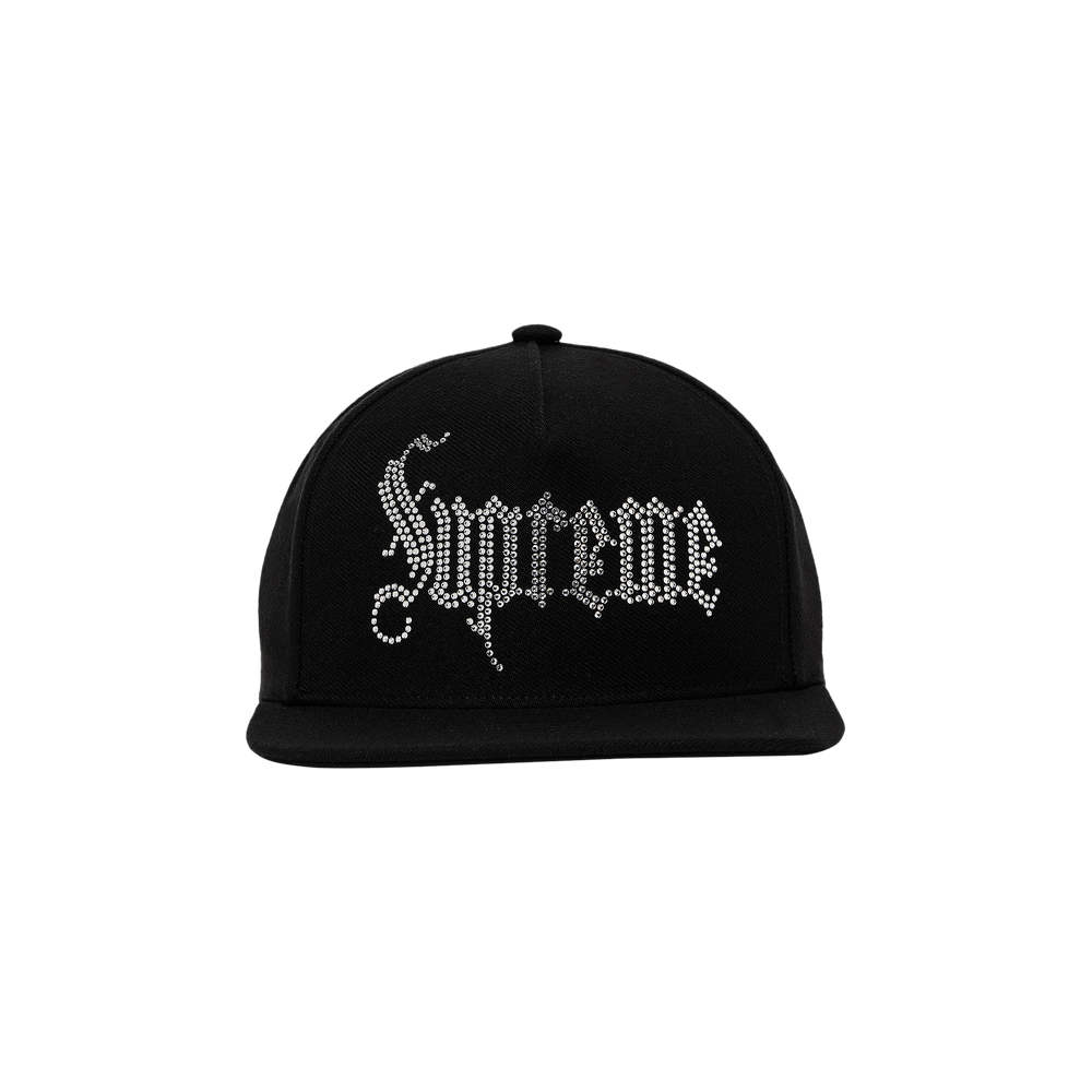 Buy Supreme Rhinestone 5-Panel 'Black' - FW24H109 BLACK | GOAT