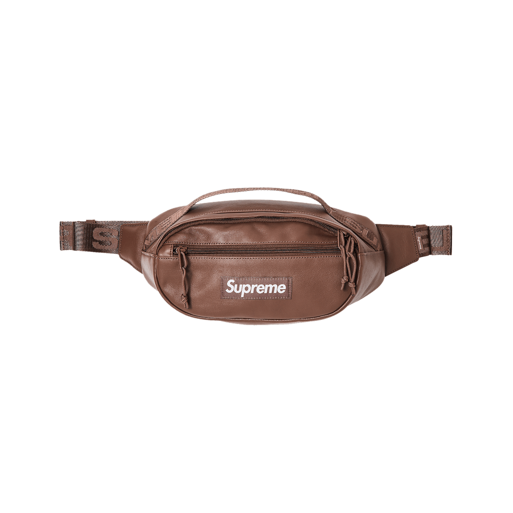 Buy Supreme Leather Waist Bag 'Brown' - FW24B43 BROWN | GOAT