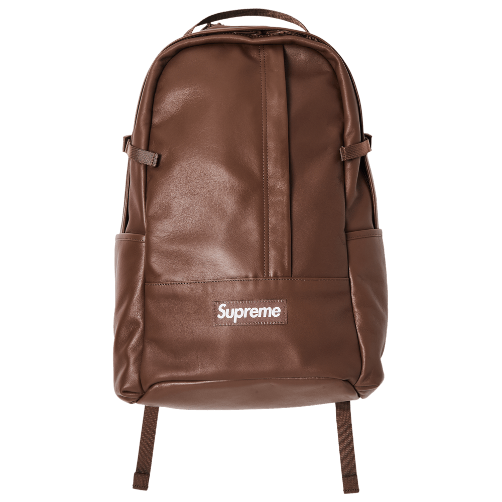 Buy Supreme Leather Backpack 'Brown' - FW24B42 BROWN | GOAT