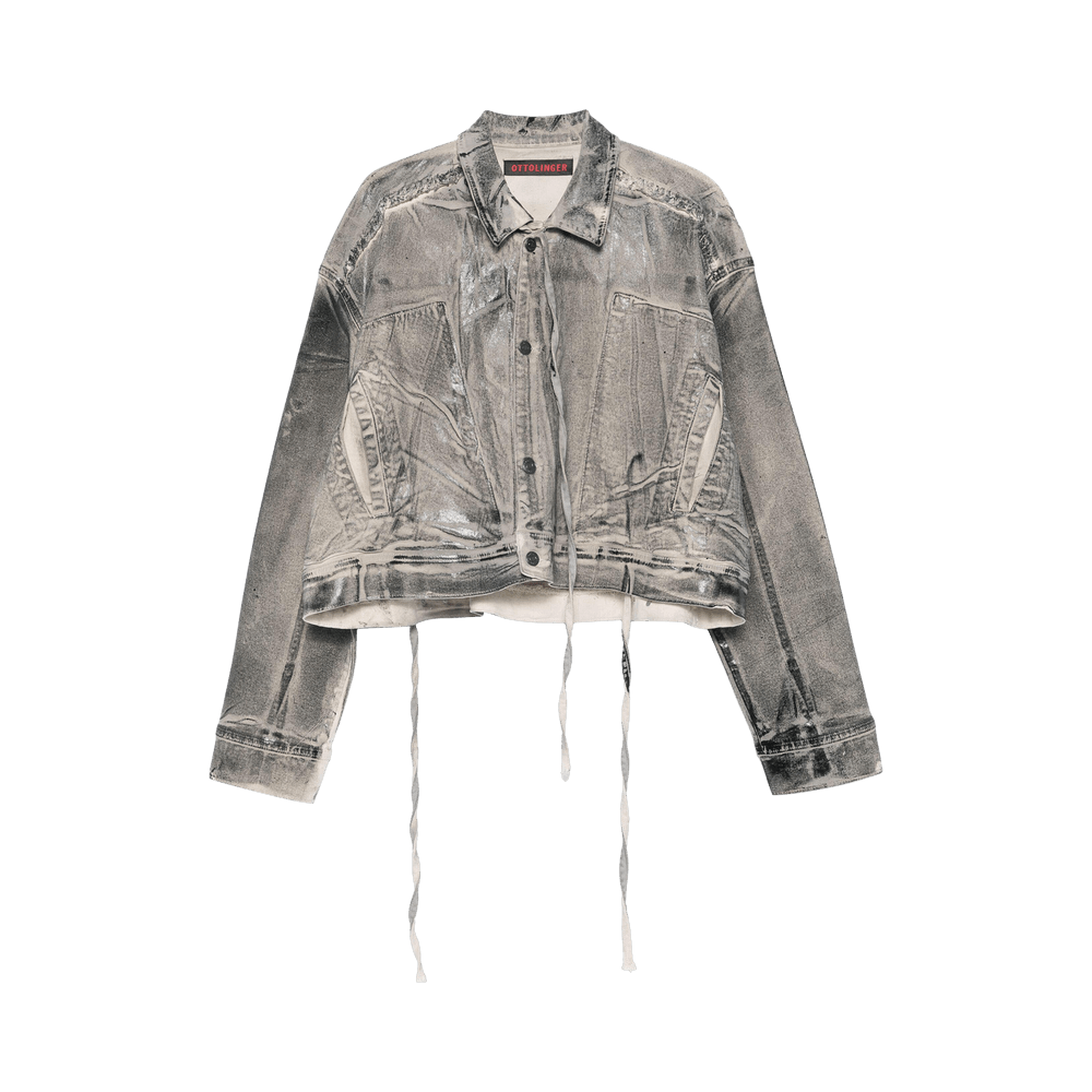 ジャケット Ottolinger Jackets Ottolinger Woven Deconstructed Double Zip Puffer Jacket in