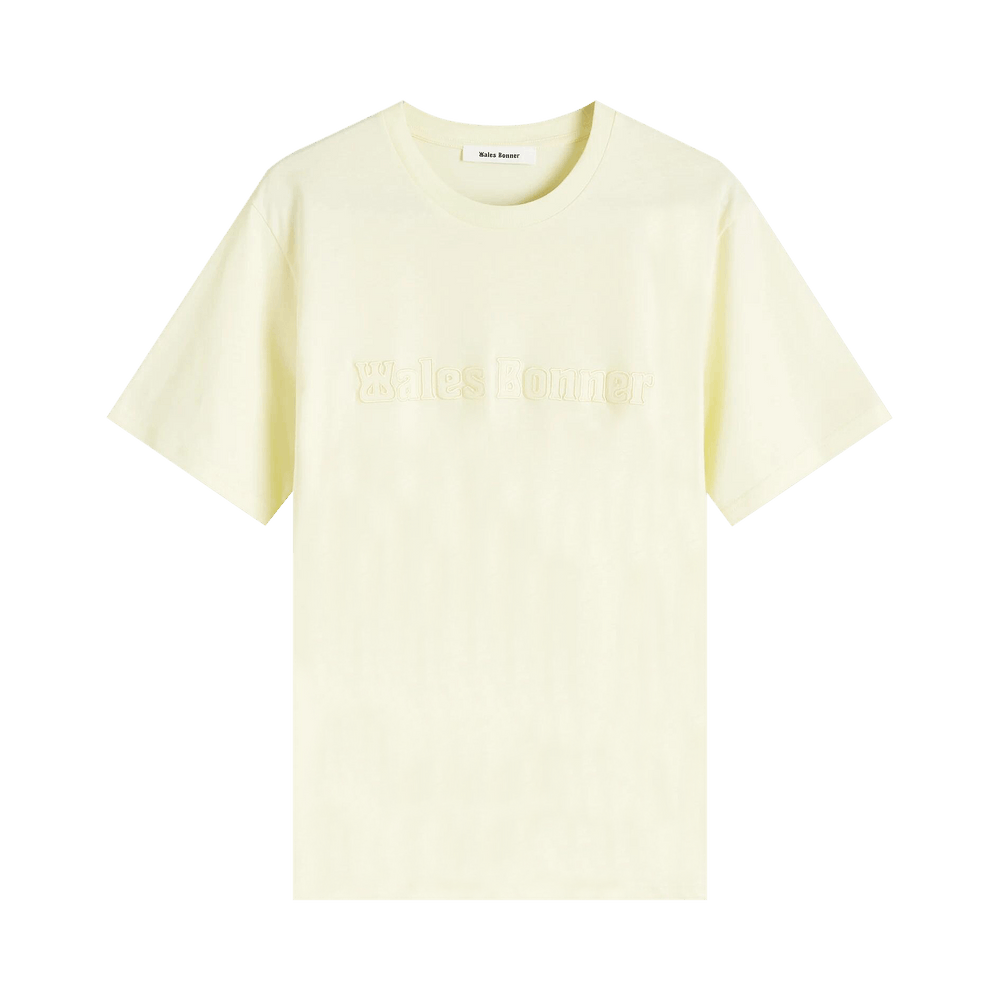 Tシャツ・カットソー WALES BONNER Men T Shirts UA24JE29JE07 199 YELLOW adidas by Wales Bonner Men's' Signature Stripe T-Shirt in